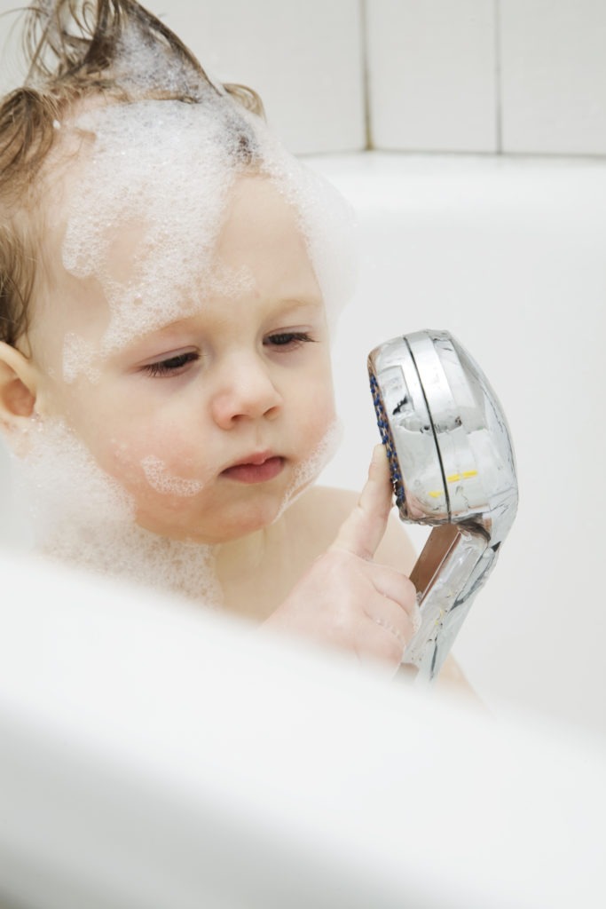 Families can save energy with high efficiency showerheads