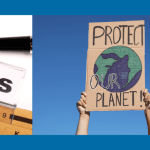 image with the world and words - Grants Protect our planet! and Take Action Now!