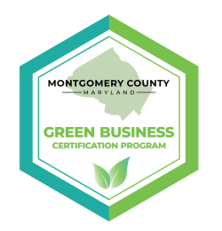 Montgomery County, MD Green Business Certification Program logo.